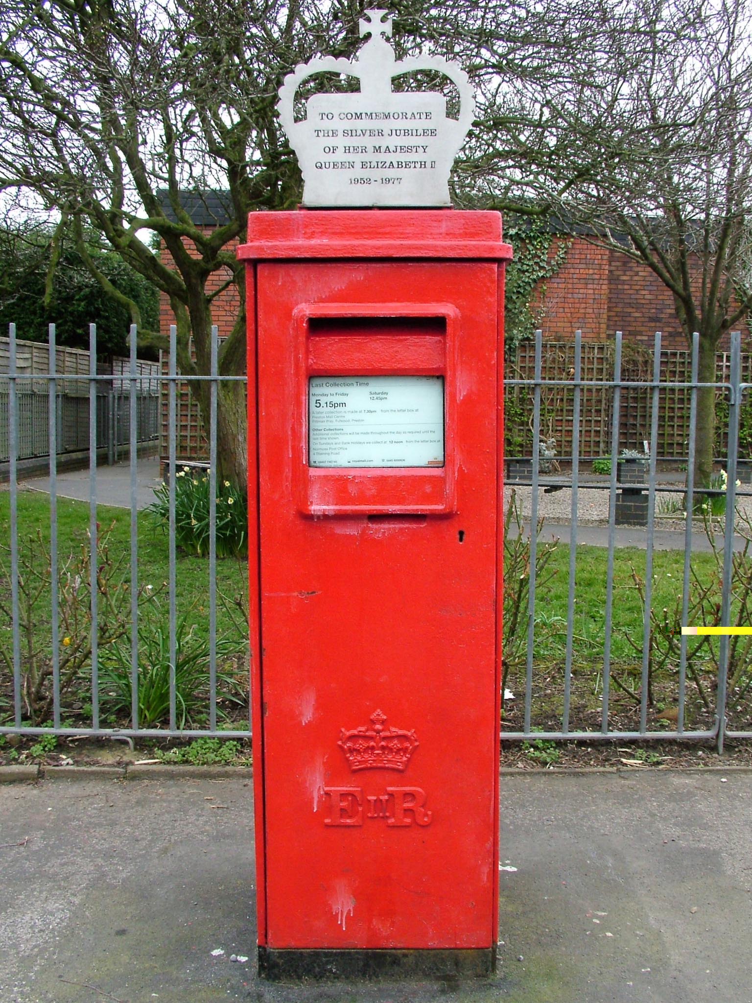 E2R pillar box, 1970s, Lancs. Gerry Cork