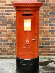E8R pillar box, 1930s, South East England. Martin Robinson