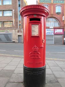 E8R pillar box, 1930s, Birmingham. Deb Jones