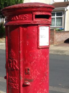 GR pillar box, 1920s, London. Robert Morgan