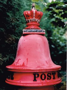 VR Giant Fluted pillar box, 1850s, Herts. Simon Vaughan Winter