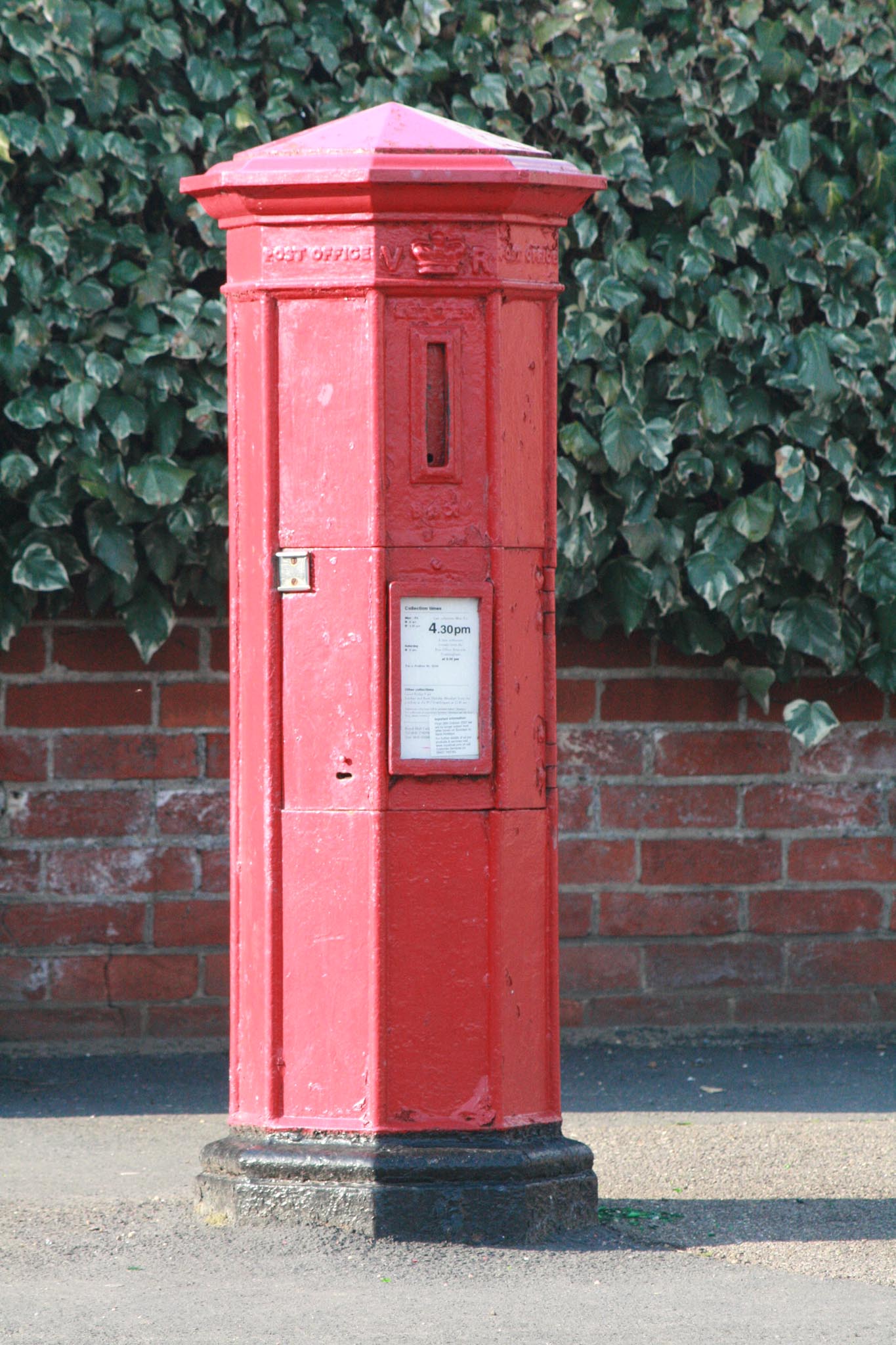 VR pillar box, 1850s, Suffolk. Robert Cole